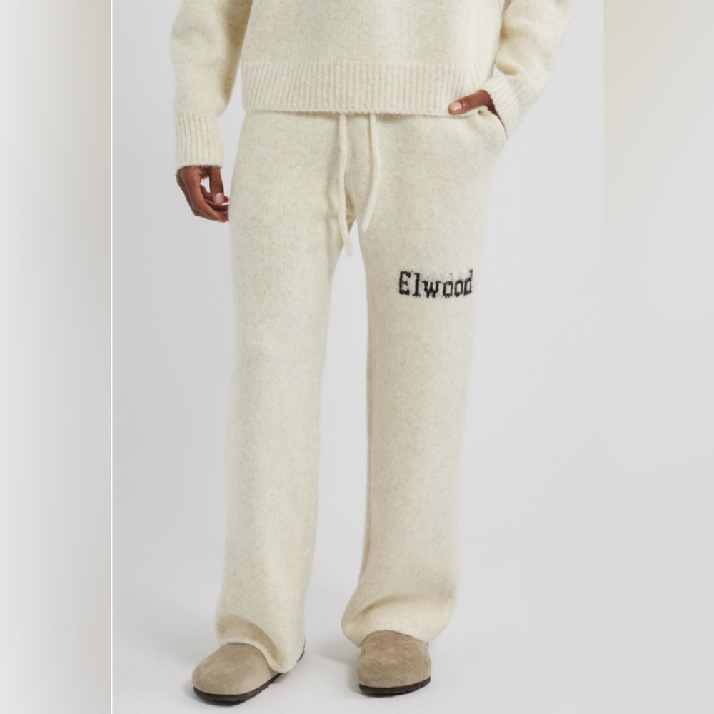 Elwood Intarsia Logo Baggy Sweatpants